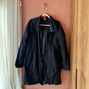 Black Men’s Large Windbreaker Jacket